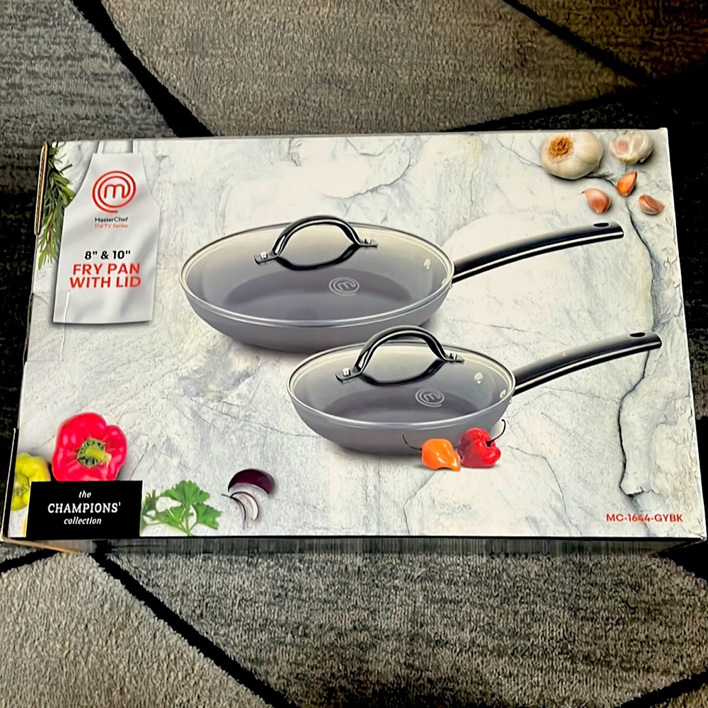 MasterChef 8 and 10” fry pan with lid